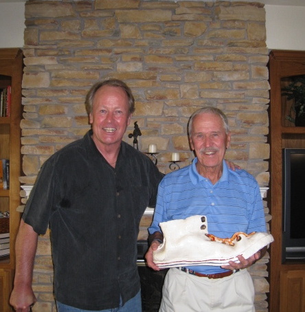 Kevin Cummings with Placer High School legendary basketball coach, Tom Barry.