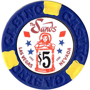 Sands $5 Chip