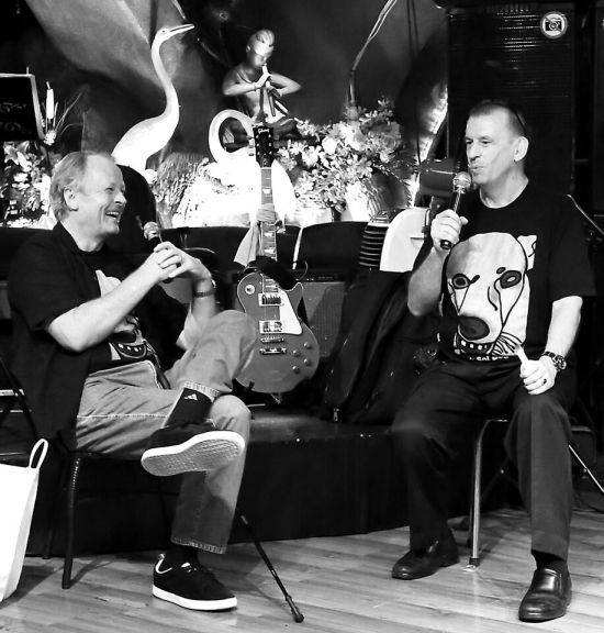 Kevin Cummings and Chris Catto-Smith at launch of Bangkok Beat