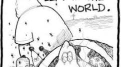 Kevin Cummings Thailand Footprint Cartoon